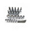 Male Tamper Proof Star Bit & Female E Socket Set Torx Driver 4