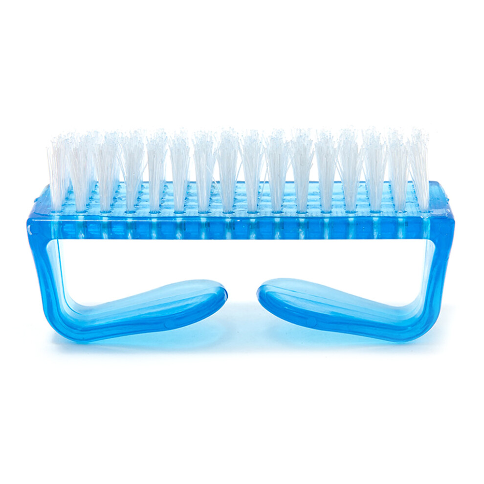 Blue Fingernail Scrub Brush Nail Dust Toes Cleaning Brush For
