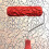 Durable Embossed Paint Roller 7 inch Wood Pattern Painting 5