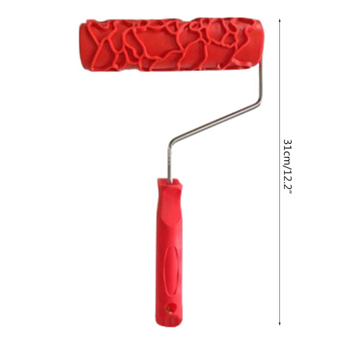 Durable Embossed Paint Roller 7 inch Wood Pattern Painting 1