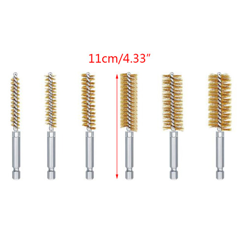 Bore Cleaning Brush Multifunctional Pipe Cleaning-Brass Wire 2