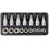 Torx Bit Socket Set with for Case E10-E24 T30-T70 16 Pcs Steel 4