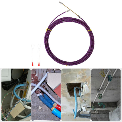 Electrical Threader Purple5/10/15/20/25m Cable Puller Flat-15m 2