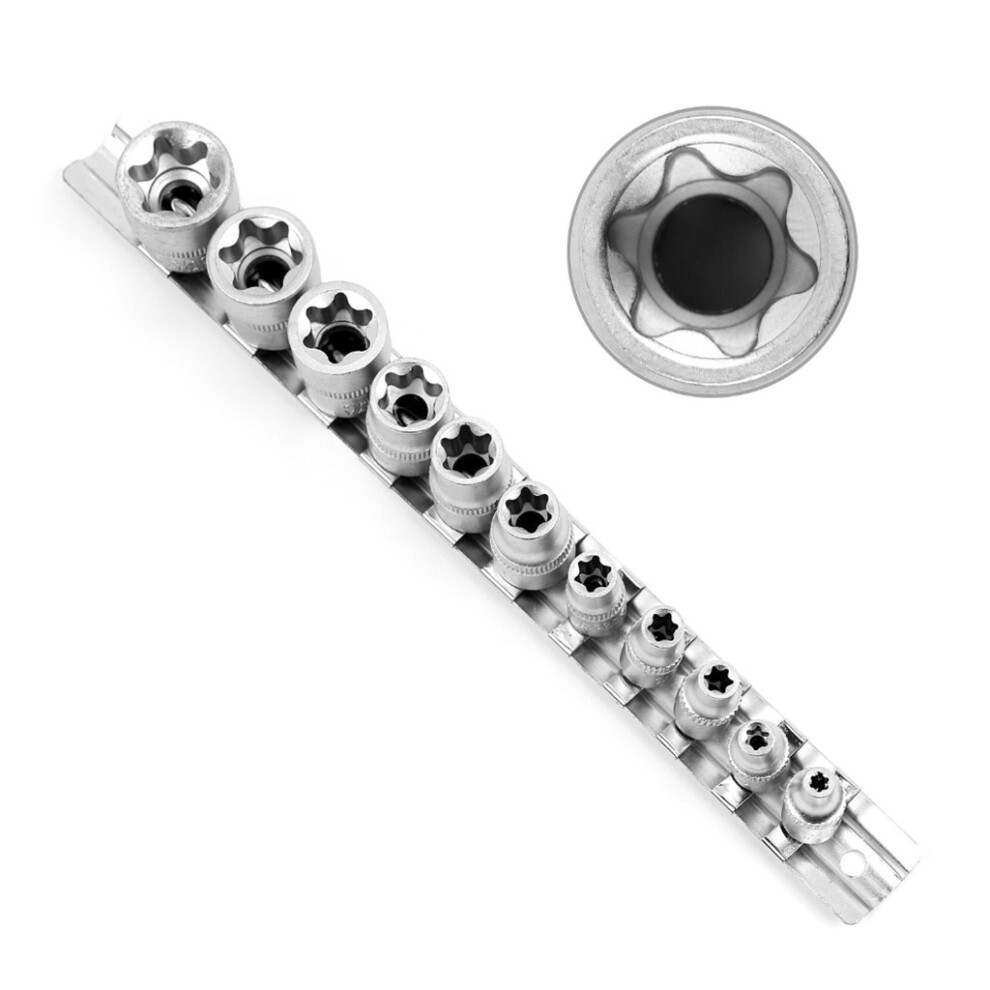 Female E Torx Star Socket Set/Rail Female External Star Socket 7696001049020