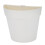 Wall Mounted Flower Pot Semicircle Shaped Plastic-Rice white 1