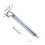 Multifunctional Stainless Steel Stakes Nail Puller with-Silver 4