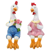 Petits ornements de jardin, Figurines de canard, ornements-1