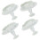 4Stk Wiederverwendbare Kunststoff Cookie Stamps DIY Backformen 1