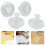 4Stk Wiederverwendbare Kunststoff Cookie Stamps DIY Backformen 3