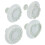 4Stk Wiederverwendbare Kunststoff Cookie Stamps DIY Backformen 8