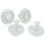 4Stk Wiederverwendbare Kunststoff Cookie Stamps DIY Backformen 9