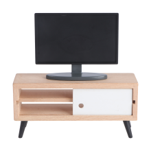 2Sets Fernseher Set Möbel Für DIY Puppenhaus