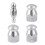 Sewer Nozzle Stainless Steel Button Nose-4 mushroom head2 2