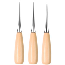 DIY Leather Craft Tool, Sewing Kit with Round Awl and Needles