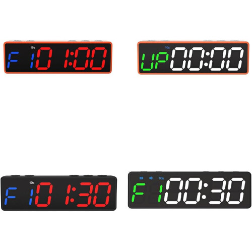 Fitness Timer, Interval Training Timer, 12/24 Hour Time. ABS Strong. 1