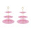 Multi Tiered Fruit and Dessert Display Rack-white white pole 5
