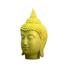Belle statue de décorations de tête faisant un ornement-Vert