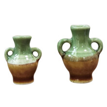 2Sets Mini Vase Deko Aus Keramik, Und Farbenfroh