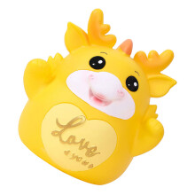 Unique Dragon Themed Piggy Banks Savings Container Save-Yellow
