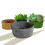 Large Capacity Plant Container Non Woven Fabric Plants-Black 52 4