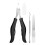 Multipurpose Nail Cuticle Scissors Stainless Steel-Black 3 1