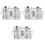 3 Sets Mini Tee Geschirr Mit Zarter Deko Und 4