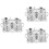 3 Sets Mini Tee Geschirr Mit Zarter Deko Und 7
