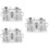 3 Sets Mini Tee Geschirr Mit Zarter Deko Und 8