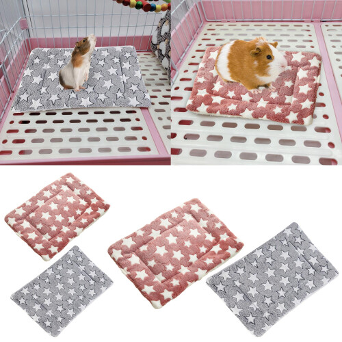 Lit de maison pour petits animaux, 2 pièces, tapis de-32x25cm 2