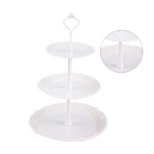 Étagère de rangement polyvalente pour fruits-poteau blanc blanc