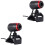 2 USB Mikrofon Praktische Webcam Flexible Schwarz 3