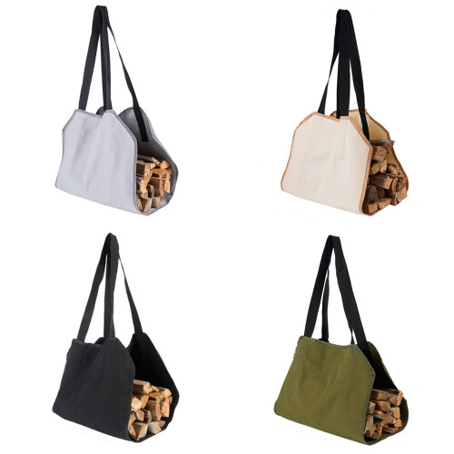 Firewood Storage Bag Outdoor Multifunctional Portable-Gray 1
