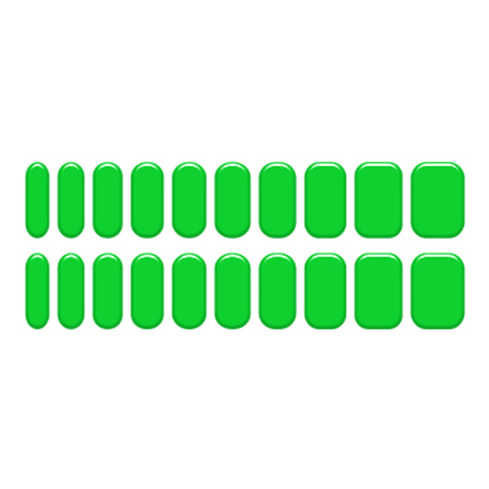 20Pcs Semi Cured Gel Nail Polish Strips Nail Decals-0052