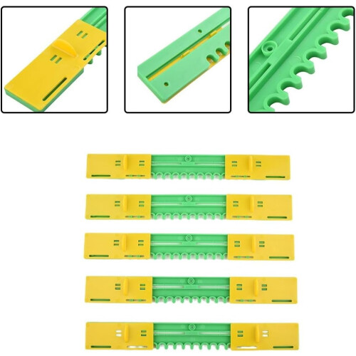 Innovative Design Set of 5 Plastic Beehive Doors to Control Bee Flow for Nests 1