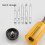Push Pull Ratchet Screwdriver Set Press Typ Semi-automatic 7