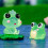 Figurines d'animaux luminescentes, Mini grenouilles, Micro-1 7