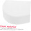 3pcs Cake Model Heart Shaped Foam Polystyrene For Cake Decorating DIY Modelling Baking Practice 3