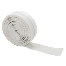 Fita de vedação impermeável autoadesiva em PVC para banheiro e cozinha, feita de borracha de silicone resistente ao frio e ao calor,