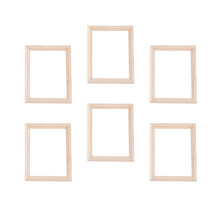 24Stk Khaki Holz Bilderrahmen Für Desktop Kleine Alben