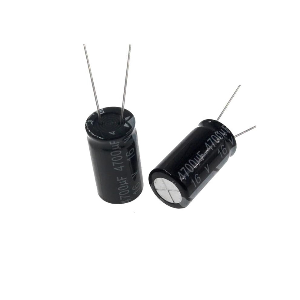 5Pcs 4700Uf 16V 4700Mfd 16Volt 13 25Mm Aluminum Electrolytic Capacitor Radial 4700Mf16v 4700Uf16v 16V4700mf 16V4700uf 9119770040121