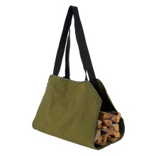 Firewood Storage Bag Outdoor Multifunctional Portable-Green