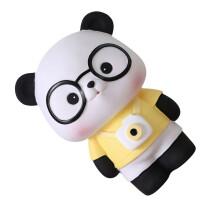 Antidrops Money Storage Case Automatic Coin-yellow panda