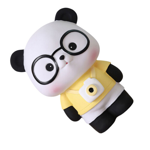 Antidrops Money Storage Case Automatic Coin-yellow panda