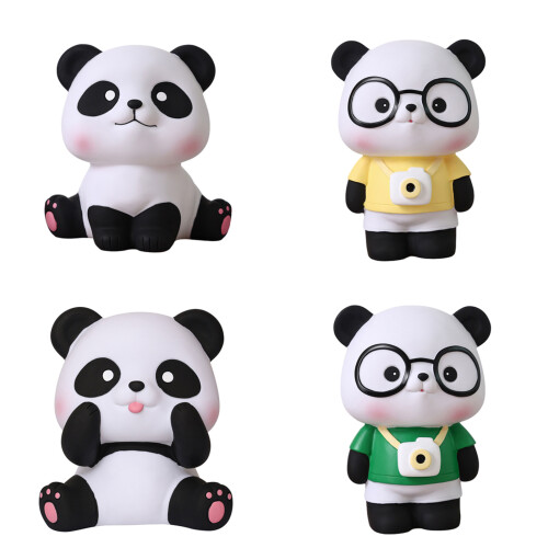 Antidrops Money Storage Case Automatic Coin-yellow panda 1
