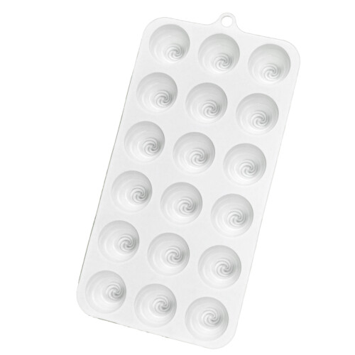 18cavity Small Cyclone Shape Silicone Mold DIY Baking Decorating