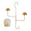 Compact Hat Holder Wardrobe Clothes Scarf Bag Hat-White 1