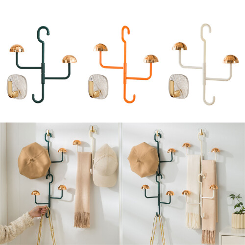 Compact Hat Holder Wardrobe Clothes Scarf Bag Hat-White 2