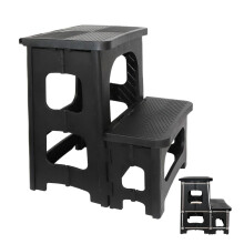 2 Step Stool Foldable Portable Closet Step Stool With Wide Pedal, TwoStep Ladder For Children And Adults
