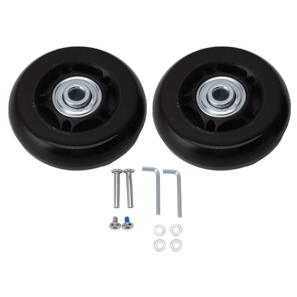 Luggage Wheels Replacement Kit Suitcase Wheel Repair Kits Include Pu Bearing Wheels Washers Hex Wrenches For Trolley Bag Inline Skate Mute Wear Resist 9198585927766