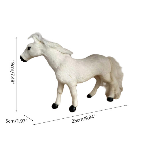 Simulation Horse Figurine Miniature Animal Statue Desktop 2
